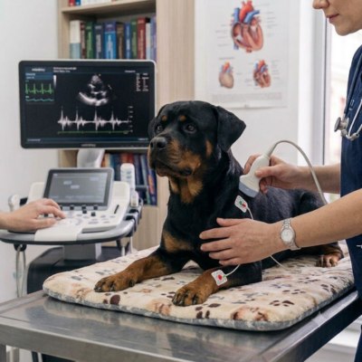 Specijalistički kardiološki pregled psa u veterinarskoj ambulanti u Novom Sadu